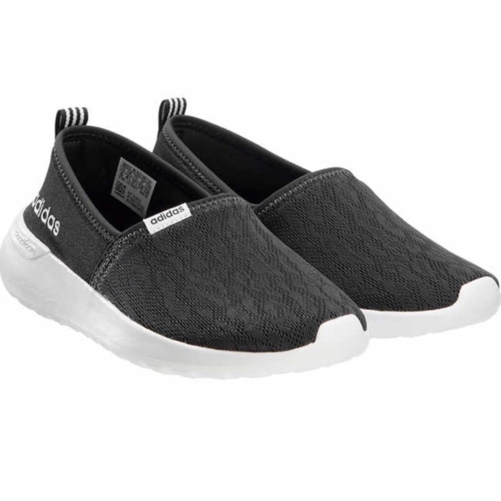 NIB Adidas Neo Lite Racer Slip On Sneaker Black